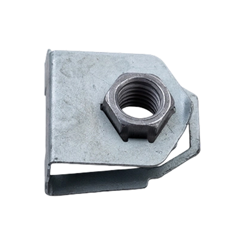 Tuerca de resorte con clip en U galvanizado