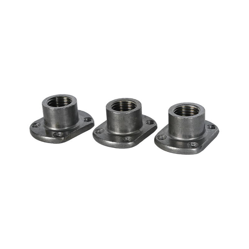 Tuerca para cinturón de seguridad de acero al carbono 7/16, tuerca de montaje de rosca interna con brida cuadrada de 4 orificios para cinturón de seguridad de automóvil